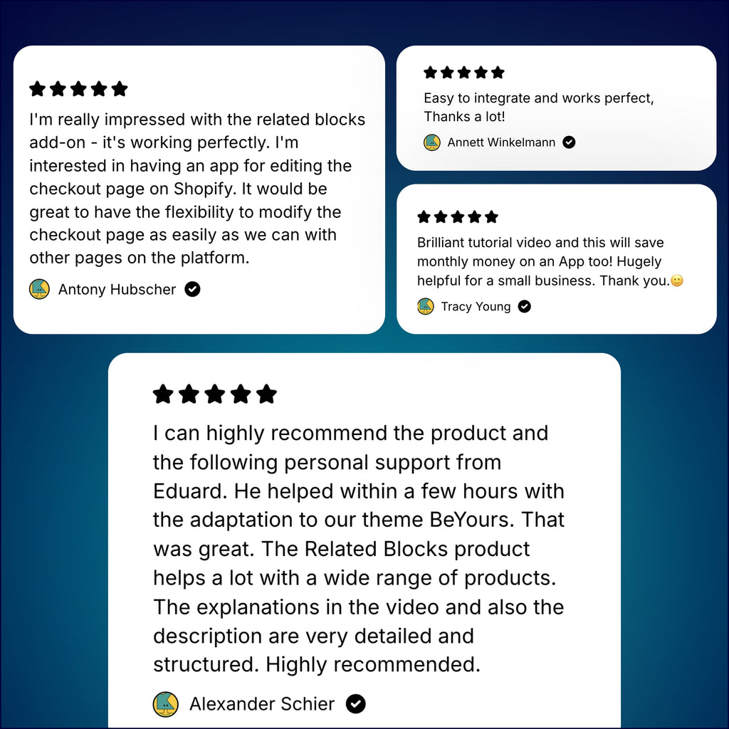 Related Product Swatches - Shopify Theme Block